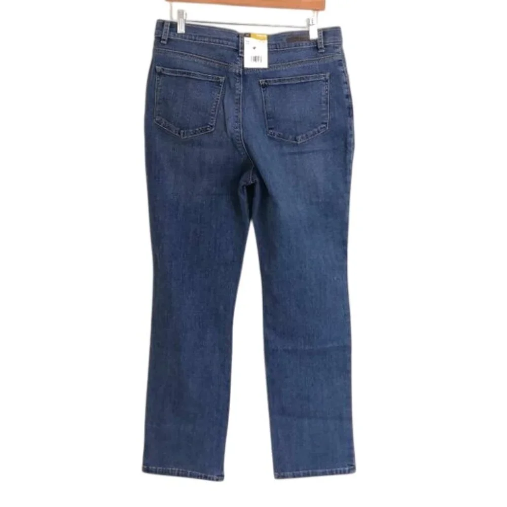 Lee Instantly‎ Slims Straight Leg Jeans Medium Wash Size 10 Short